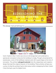 Redesigning the River Center Booklet