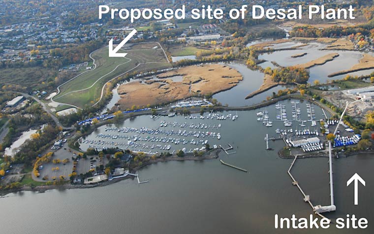 Site of Rockland Desal Plant